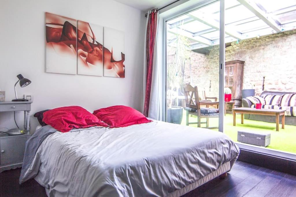 Appartement Avec Jardin Interieur 4 Pers Centre Ville Nemours Kültér fotó